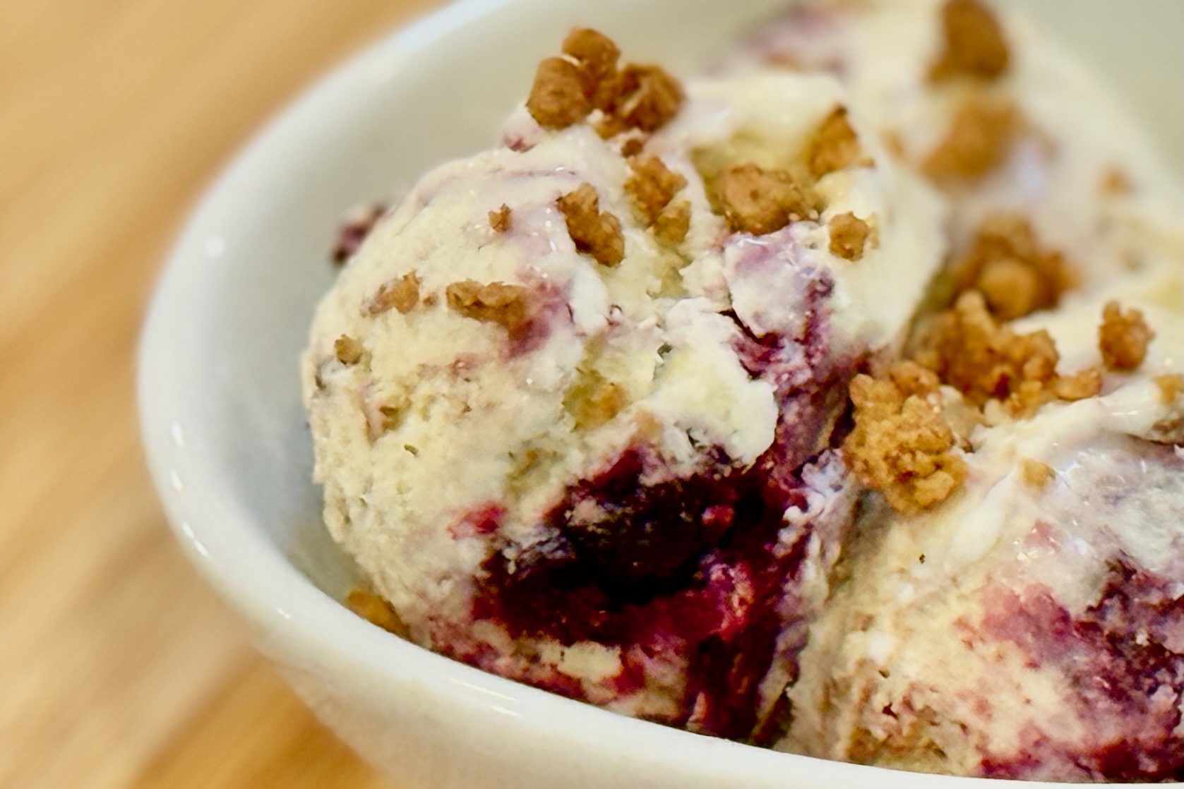 Blueberry Cheesecake Ice Cream