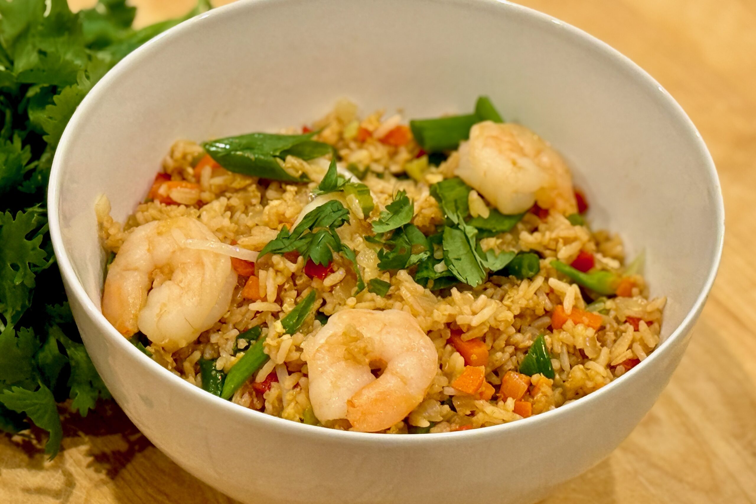 Fried Rice with Shrimp & Char Siu