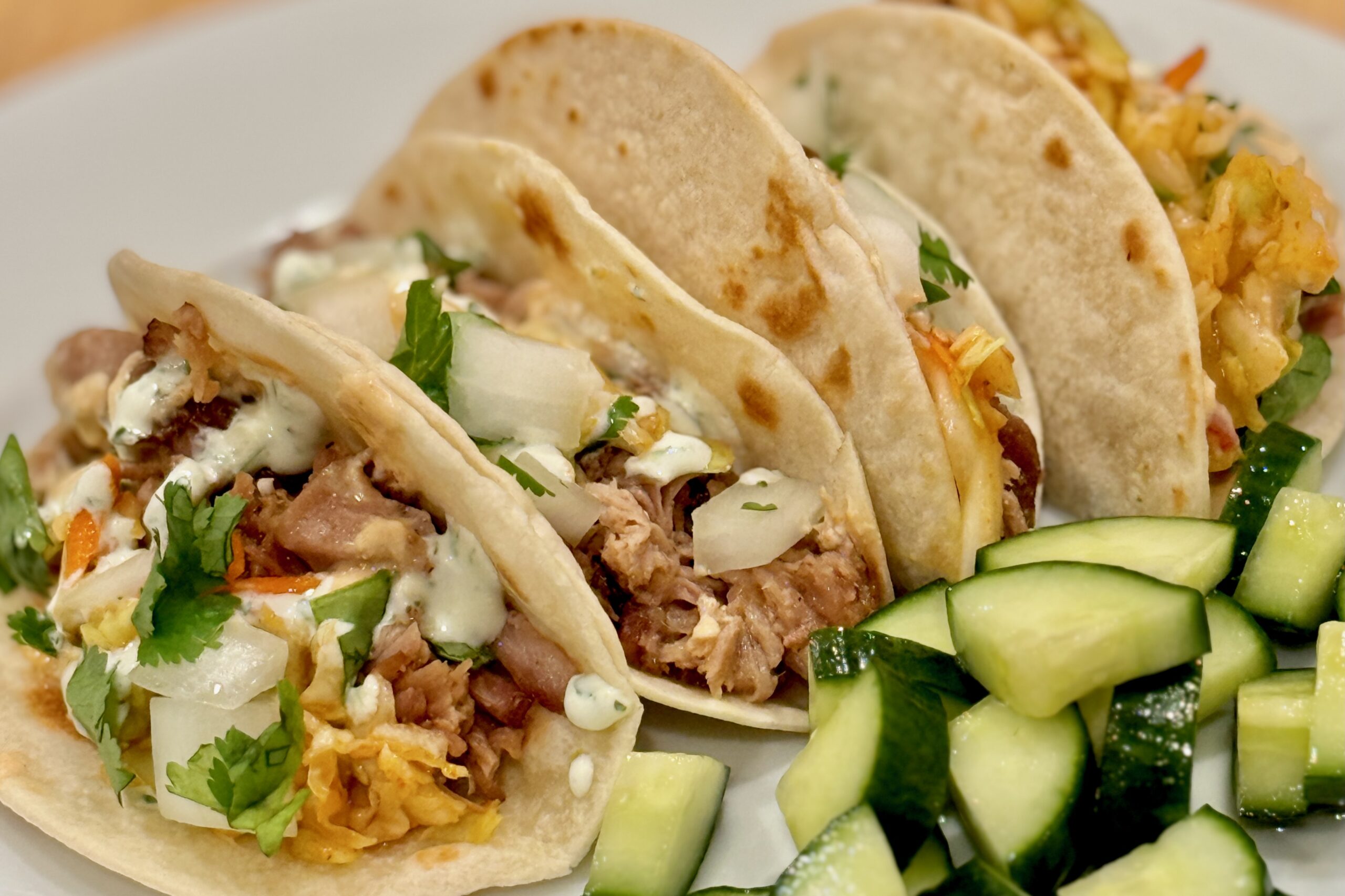 Korean Pulled-Pork Tacos