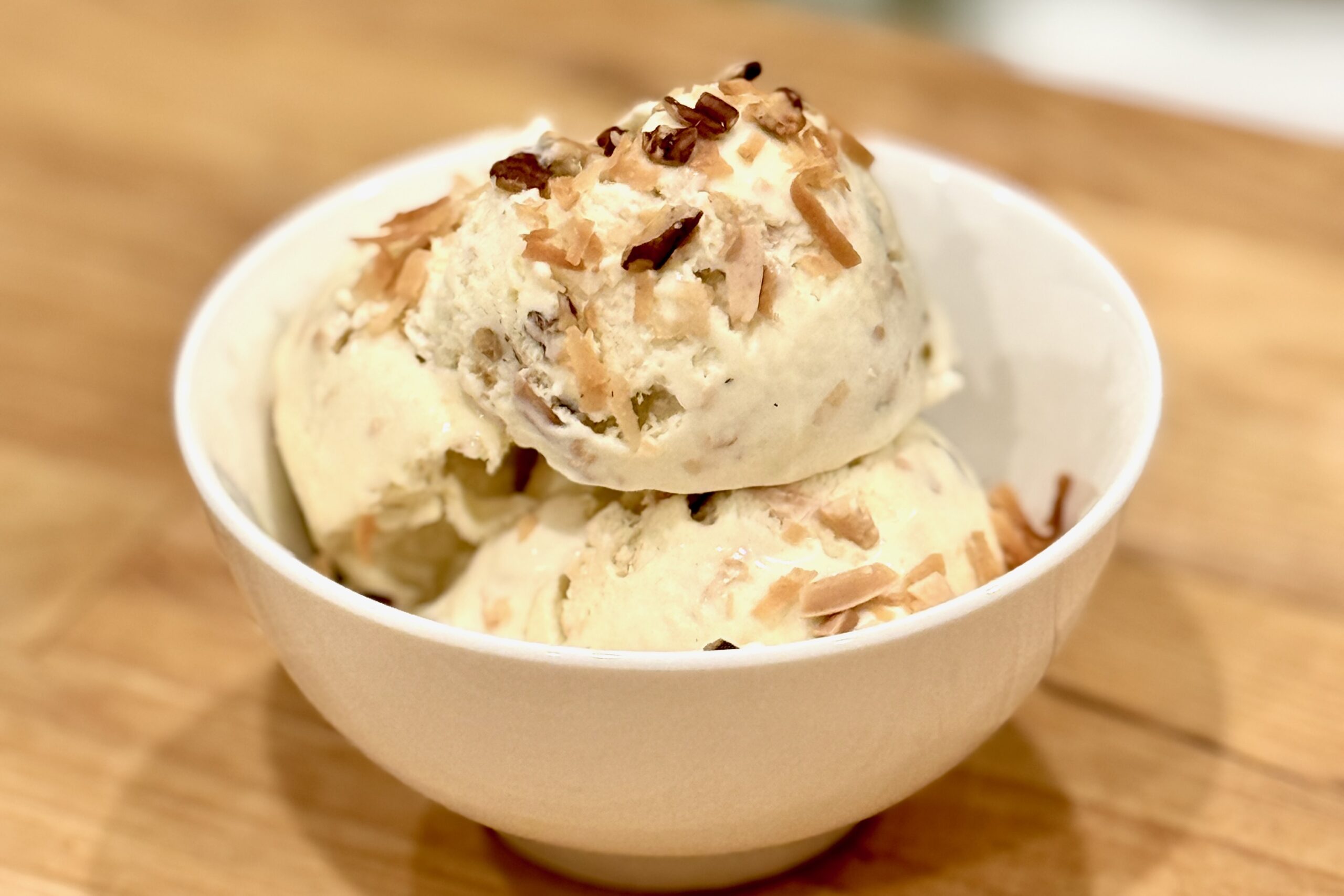 Nutty Coconut Ice Cream
