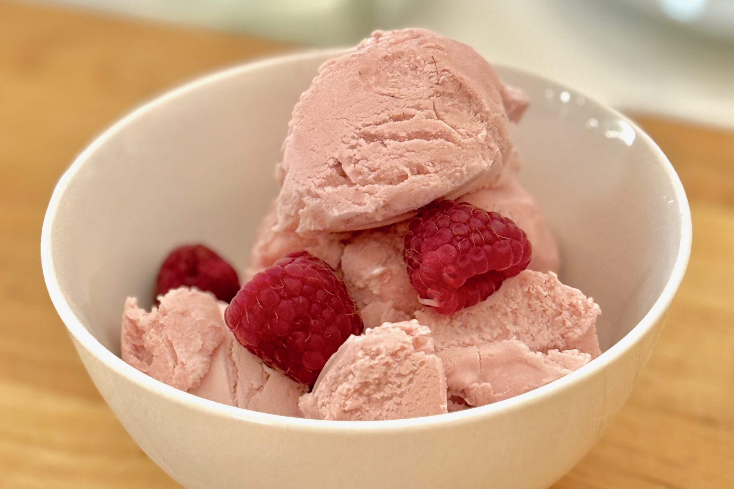 Raspberry Buttermilk Ice Cream