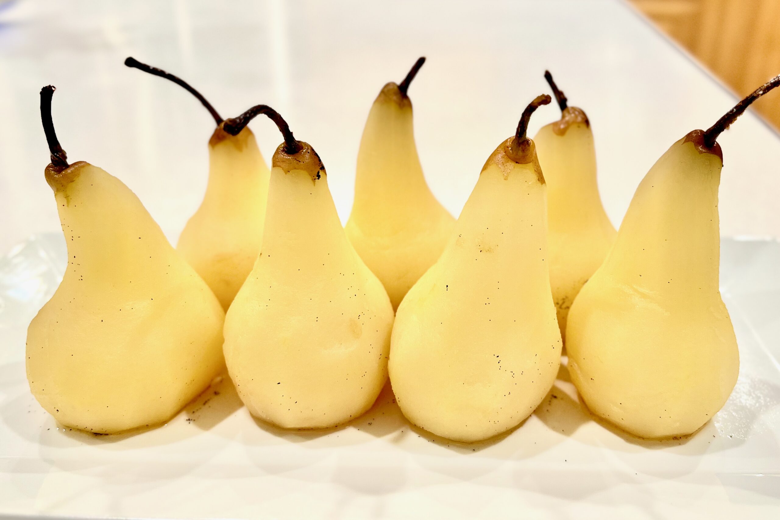 Vanilla Poached Pears
