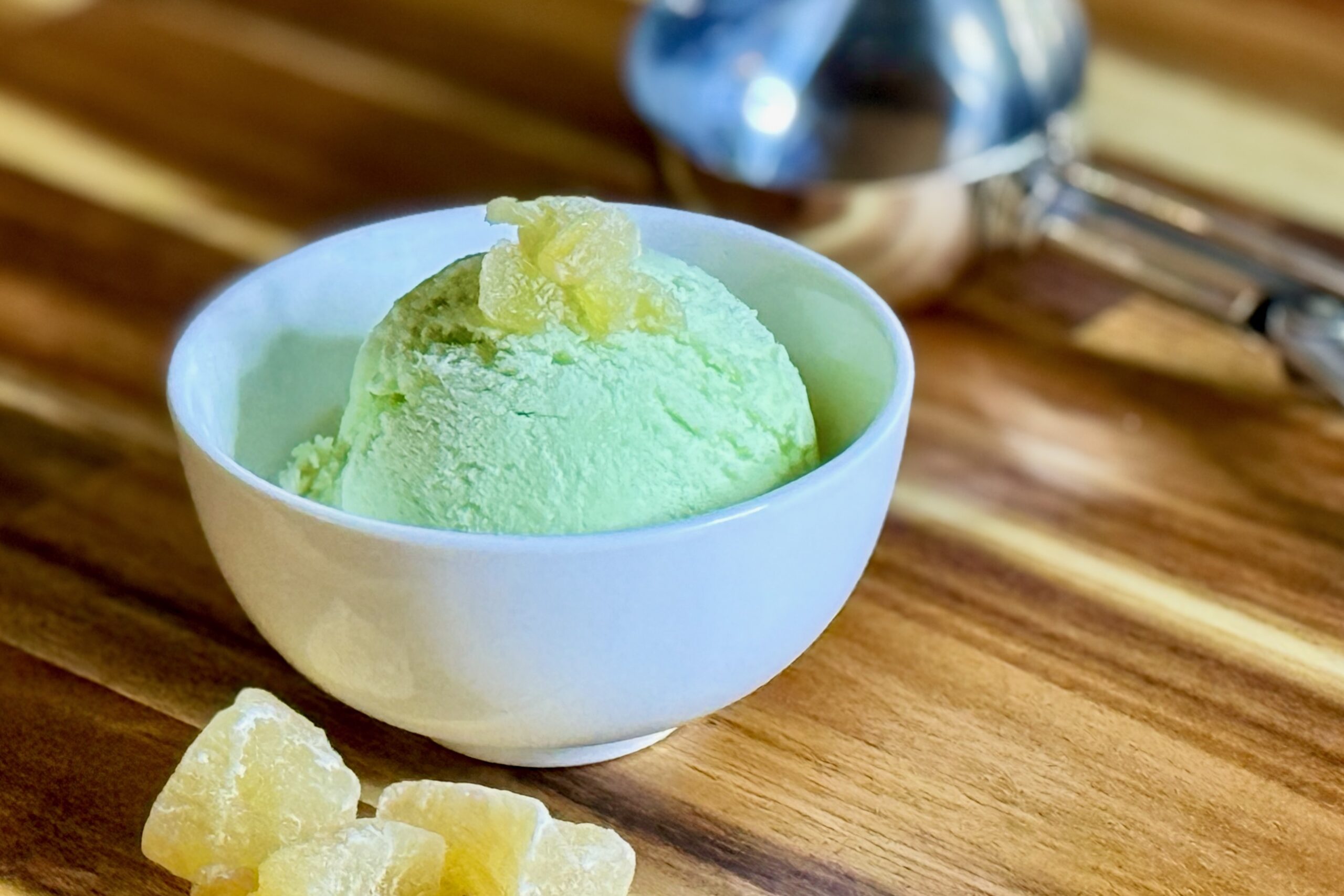 Ginger Pandan Ice Cream