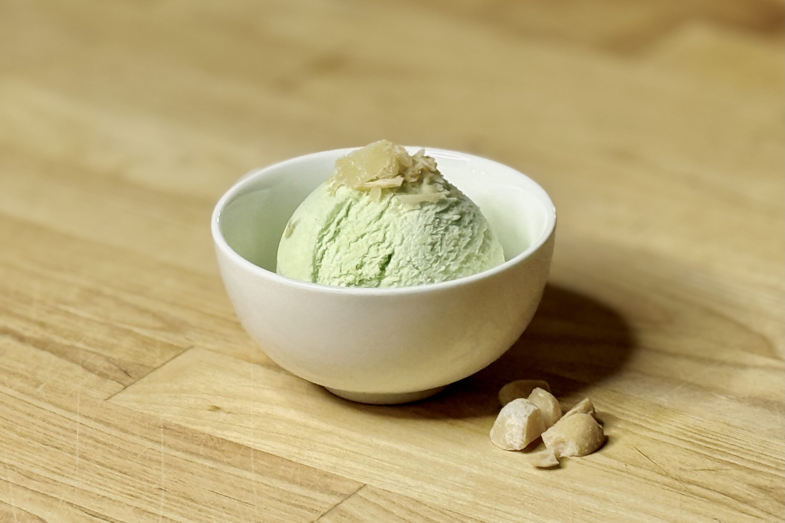 Ginger Pandan Ice Cream